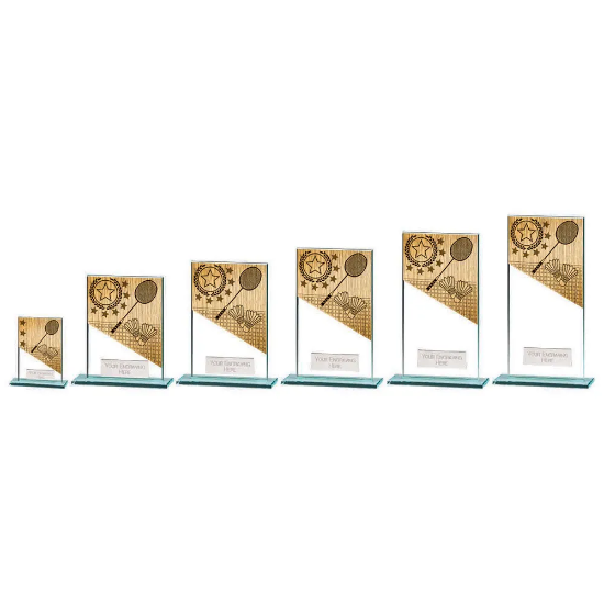 Mustang Badminton Jade Glass Award