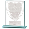 Millennium Badminton Jade Glass Award 110mm