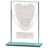 Millennium Badminton Jade Glass Award 125mm