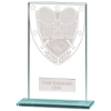 Millennium Badminton Jade Glass Award 140mm