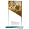 Mustang Table Tennis Jade Glass Award 160mm