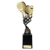 Innov8 Padel Plastic Trophy Gold & Black 250mm