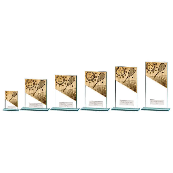 Mustang Squash Jade Glass Award