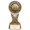 Ikon Tower Basketball Award Antique Silver & Gold 150mm