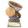 Smash Basketball Award Antique Silver & Gold 120mm