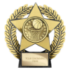 Emperor Star Basketball Plaque Gold 120mm