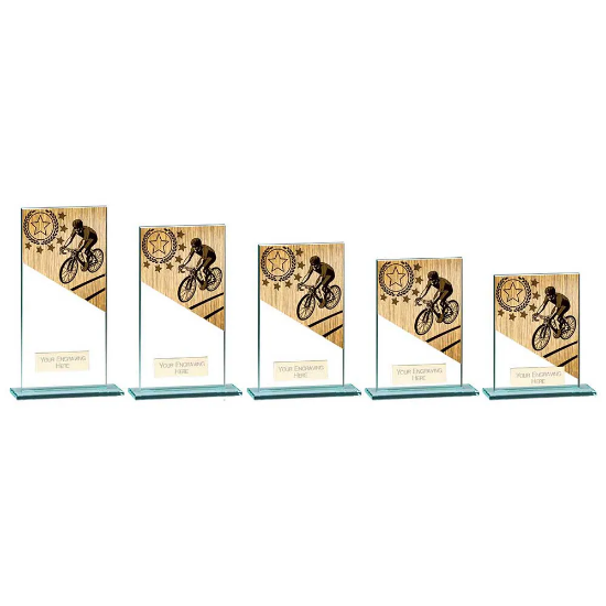 Mustang Cycling Jade Glass Award