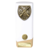 Prime Cobra Clay Pigeon Shooting Award White & Gold 190mm
