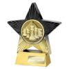 Superstar Chess Award Black & Gold 140mm