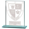 Millennium Chess Jade Glass Award 110mm