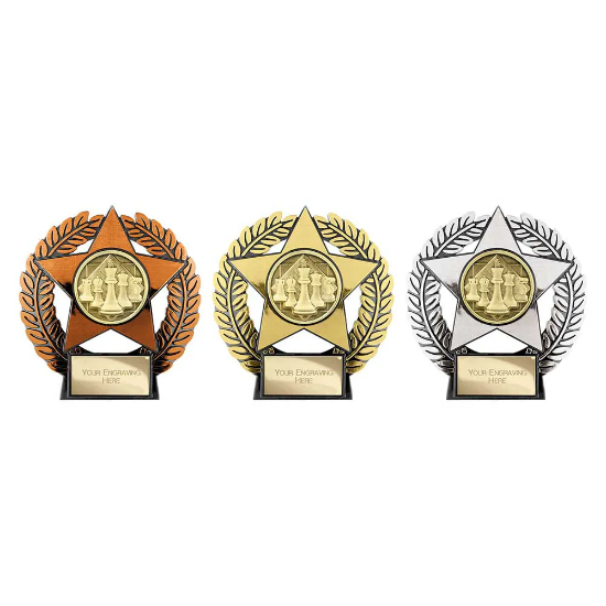 Emperor Star Chess Plaque