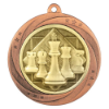 Superstar Chess Medal Bronze 60mm