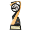 Mania Tower Dominoes Award Carbon Black & Gold 205mm