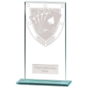 Millennium Poker Jade Glass Award 160mm