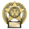 Emperor Star Dominoes Plaque Gold 120mm