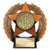 Emperor Star Music Plaque Bronze 120mm