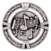 V-Tech Series Medal - Music Silver 60mm