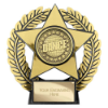 Emperor Star Dance Plaque Gold 120mm