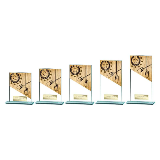 Mustang Rowing Jade Glass Award