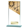 Mustang Rowing Jade Glass Award 180mm