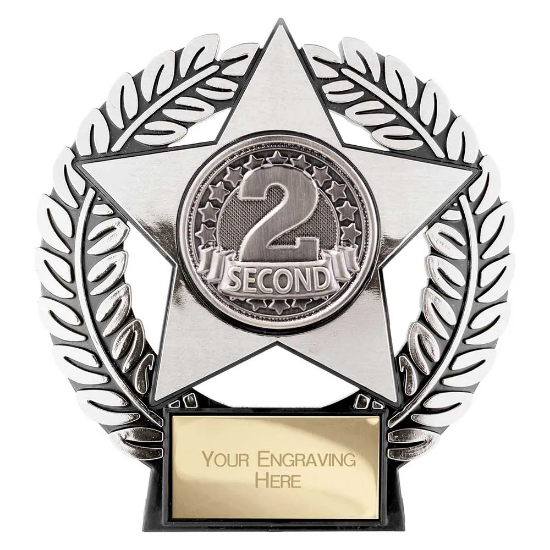 Emperor Star 2nd Place Plaque Silver 120mm