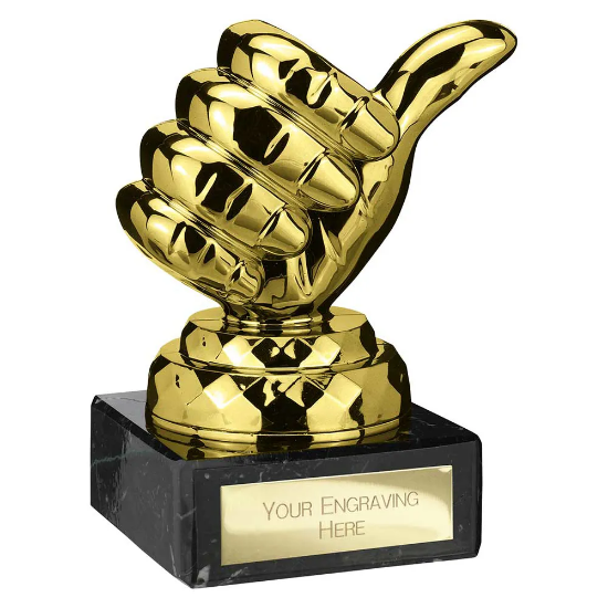 Thumbs Up Trophy Gold 125mm