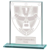 Millennium Achievement Jade Glass Award 110mm