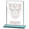 Millennium Achievement Jade Glass Award 80mm