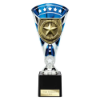 Cobra Star Cup Well Done Silver & Blue 230mm