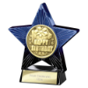 Superstar Happy Birthday Award Blue & Black 110mm