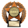 Emperor Star Winner Plaque Bronze 120mm