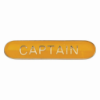 Scholar Bar Badge Captain Yellow 40mm