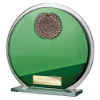 Seismic Multisport Circle Plaque Green & Silver 145mm