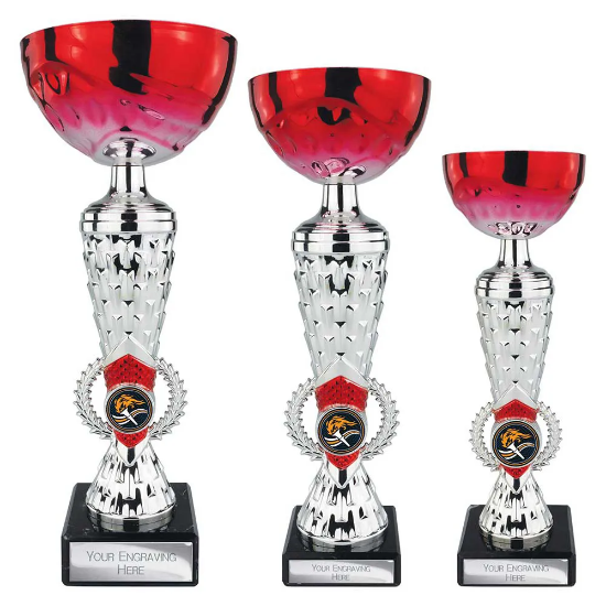 Energy Trophy Red & Silver