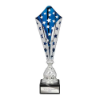 Galaxy Laser Trophy Silver & Blue 440mm