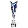 Inspire Laser Trophy Silver & Blue 420mm