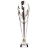 Legendary Lazer Cut Metal Cup Silver 410mm
