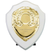 Reward Shield & Front Arctic White & Gold 125mm