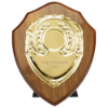 Reward Shield & Front Walnut & Gold 125mm
