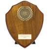 Reward Wreath Shield Walnut 175mm