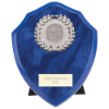 Reward Wreath Shield Azure Blue 150mm