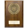 Reward Wreath Plaque Walnut 100x75mm
