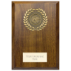 Reward Wreath Plaque Walnut 175x130mm
