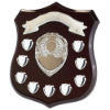 Illustrious Annual Shield Rosewood 9yr 250mm