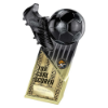 The Marauders Football Top Goal Scorer Carbon Black & Gold 245mm