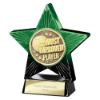 Superstar Most Improved Player Award Green & Black 110mm