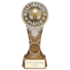 Ikon Tower Most Improved Player Award Antique Silver & Gold 175mm