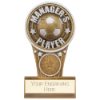 Ikon Tower Managers Player Plaque Award Antique Silver & Gold 125mm