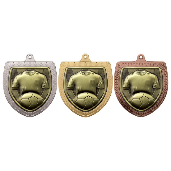 Cobra Football Shirt & Ball Shield Medal