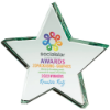 Aurora Jade Star Glass Award 95mm (18mm Width)
